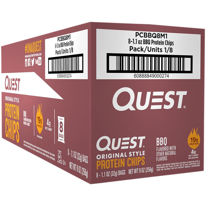 Quest Protein Chips BBQ (1 bolsa)