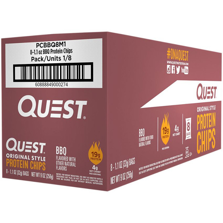 Quest Protein Chips BBQ (1 bolsa)
