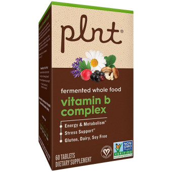 Pnt Fermented Whole Food Vitamin B Complex (60 tab)