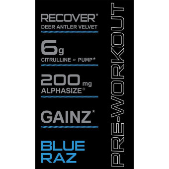 Bucked Up Pre-Workout Blue Raz (30 serv)