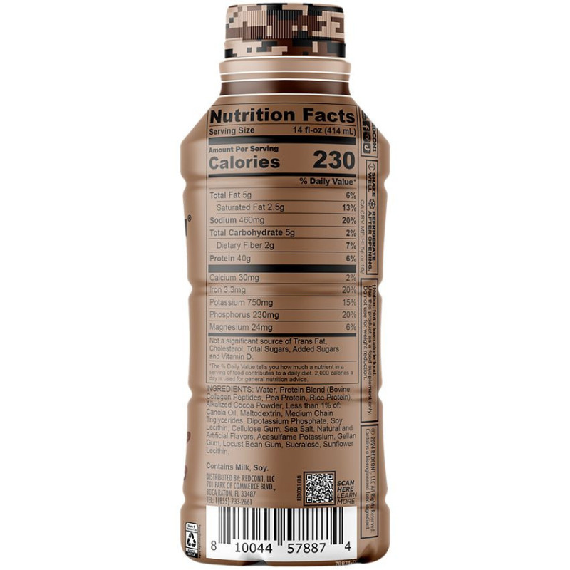 MRE Protein Shake 40 gr Chocolate (1 Drink)