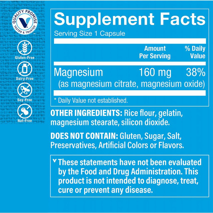 Magnesium Citrate Complex 160 mg (100 cap)
