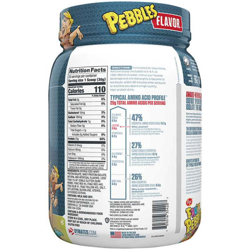 ISO100 Fruity Pebbles (20 serv) 1.3 lb