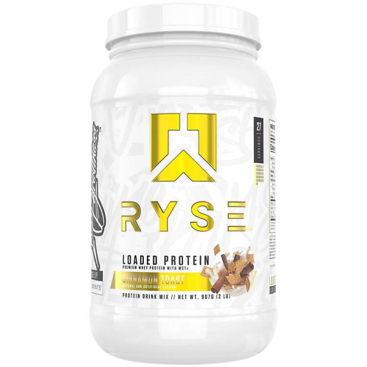 Ryse Loaded Whey Protein Cinnamon Toast (27 serv) 2 lb
