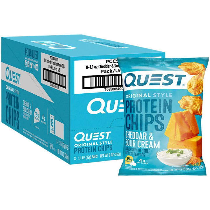 Quest Protein Chips Cheddar (1 bolsa)