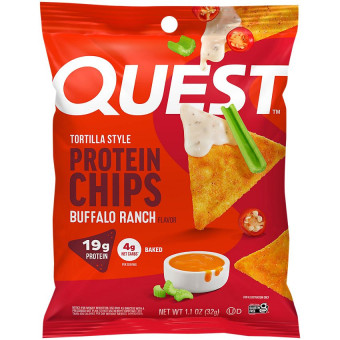 Quest Tortilla Style Protein Chips Buffalo Ranch (1 bolsa)