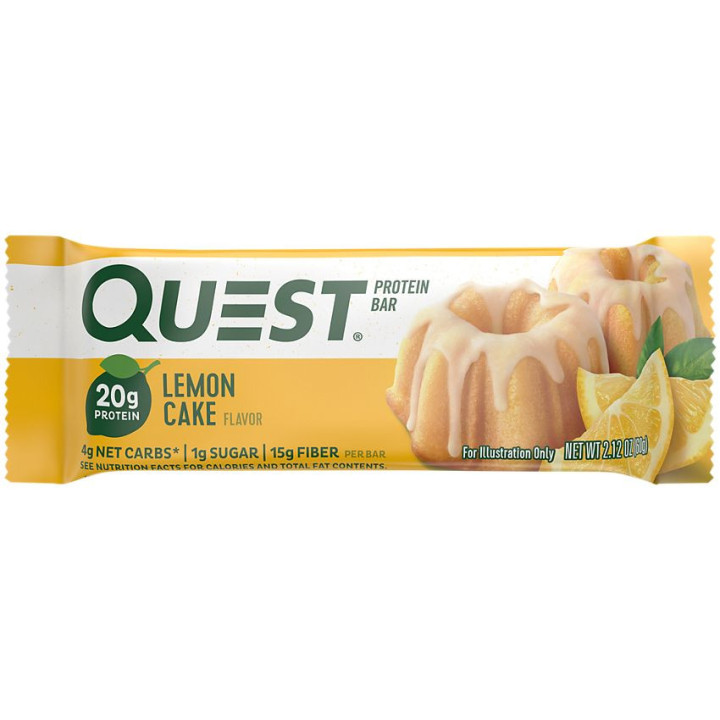 Quest Protein Bar Lemon Cake (1 bar)