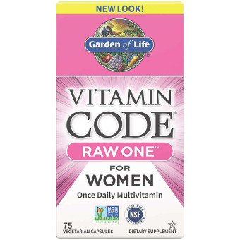 Vitamin Code Multi Raw One Women (75 veg cap)