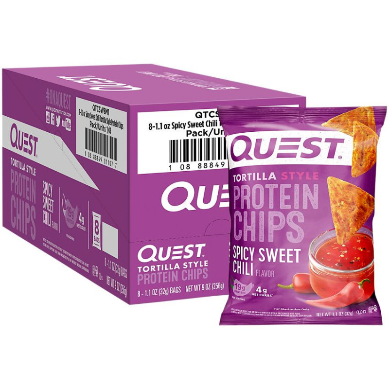 Quest Tortilla Style Protein Chips - Spicy Sweet Chili (1 bolsa)