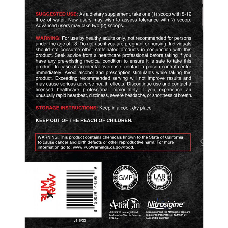 CBUM Thavage Pre-Workout Christopher's Secret Stuff (40 Servings)