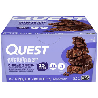 Quest Overload Choc Explosion (1 bar)