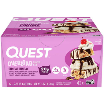 Quest Overload Sundae Funday (1 bar)