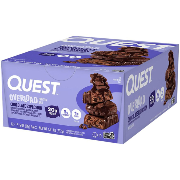 Quest Overload Choc Explosion (1 bar)