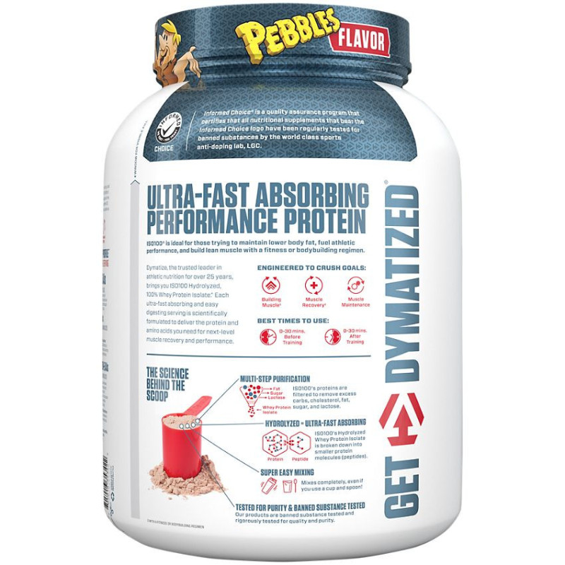 ISO100 Cocoa Pebbles (43 serv) 3 lb