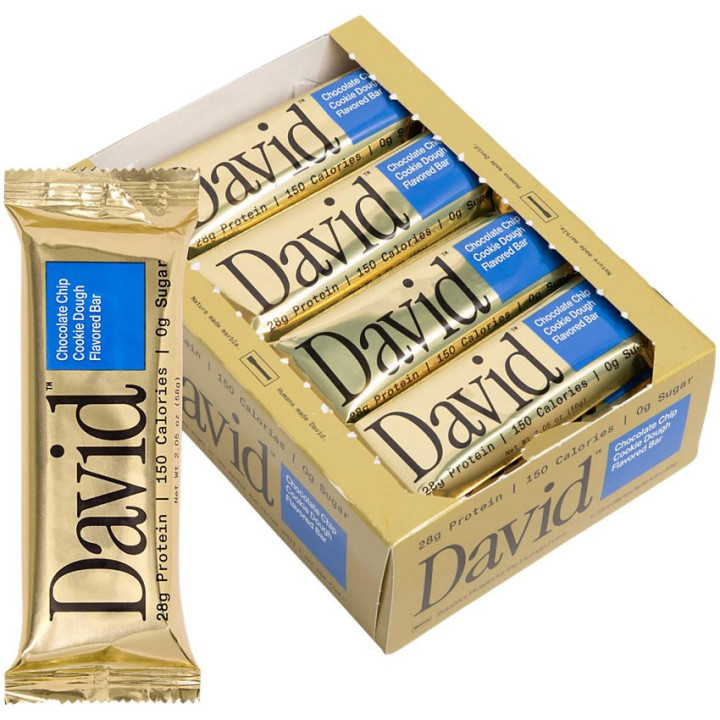 David Protein Bar Chocolate Chip Cookie Dough (1 Bar)