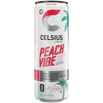 Celsius Sparkling Peach Vibe (12 fl oz)