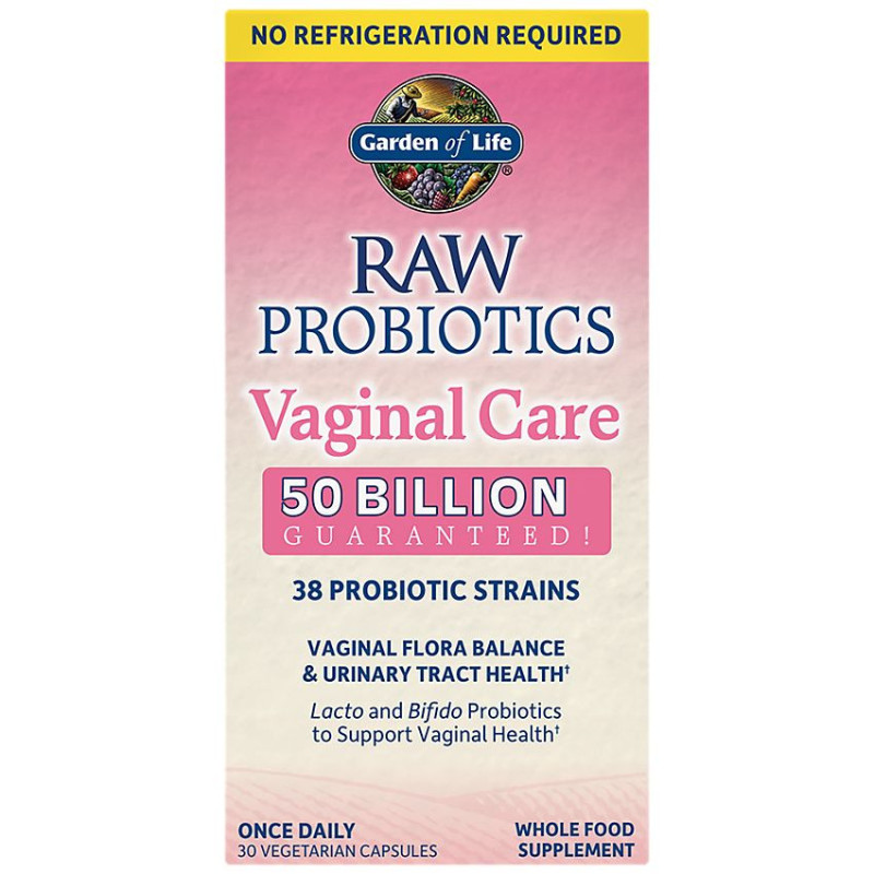 Raw Probiotics Vaginal Care 50 Billion (30 veg cap)