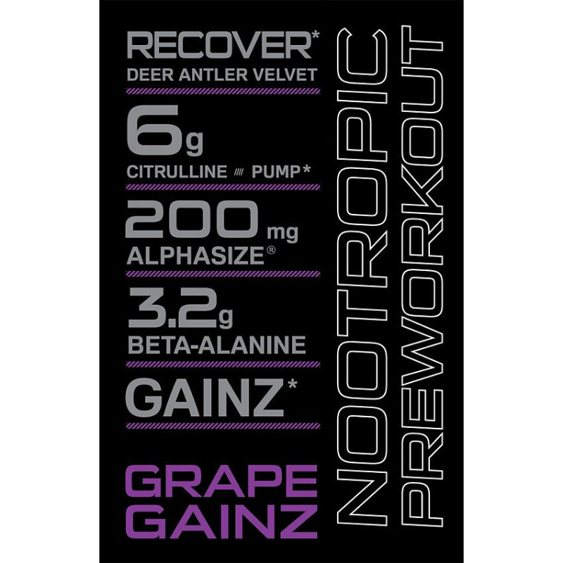Woke AF Pre-Workout Grape (30 serv)