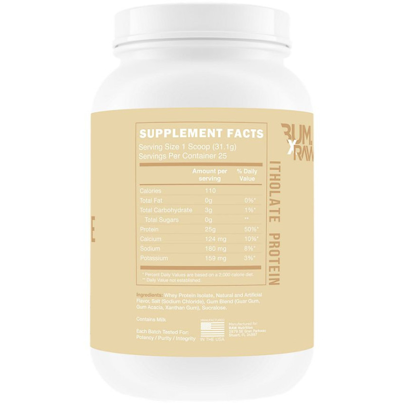 CBUM Series Itholate Protein Powder Vanilla Oatmeal Cookie 1.7 lbs (25 serv)