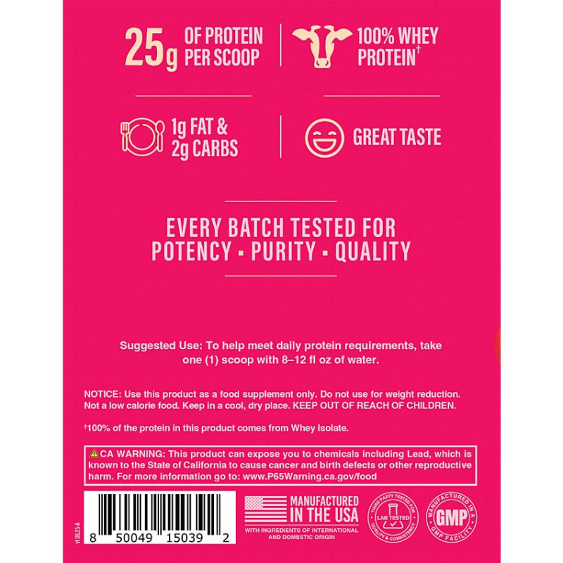 CBUM Series Itholate Protein Powder Strawberry Bumcake 1.7 lbs (25 serv)