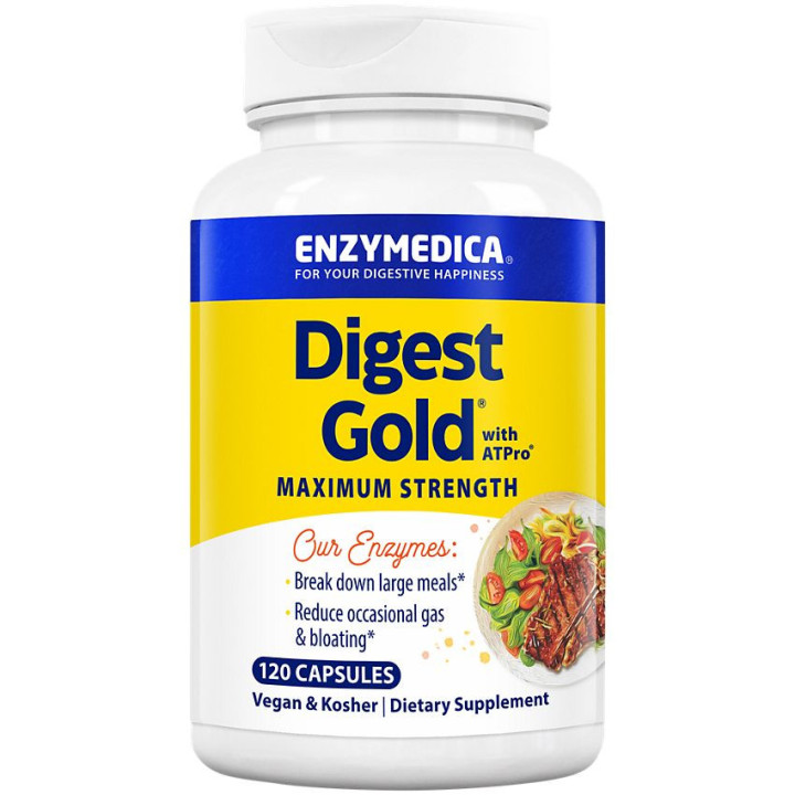 Digest Gold Digestive Enzyme with ATPro (120 caps)