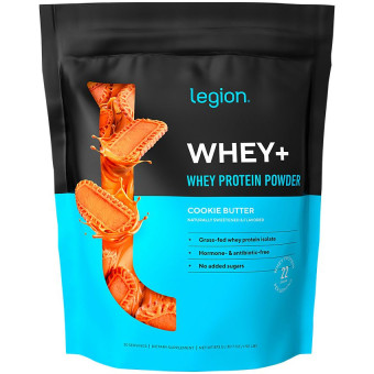 Whey+ Grass Fed Protein Isolate Cookie Butter 1.92 lbs. (30 serv)