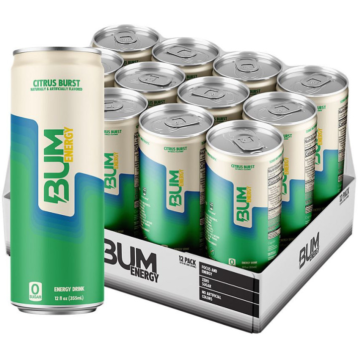 BUM Energy Drink Citrus Burst (12 fl oz)