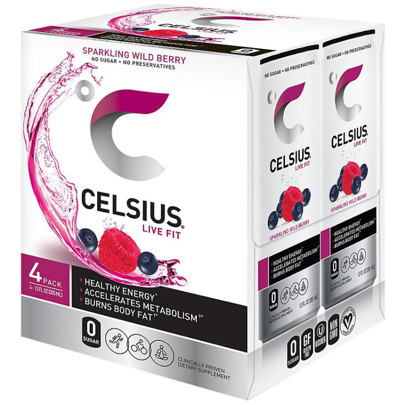 Celsius Sparkling Wild Berry (12 fl oz)