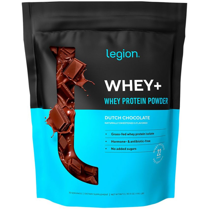 Whey+ Grass Fed Protein Isolate Dutch Chocolate 1.90 lbs. (30 serv)