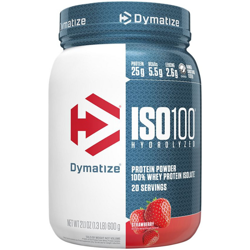 ISO100 Strawberry (20 serv) 1.3 lb