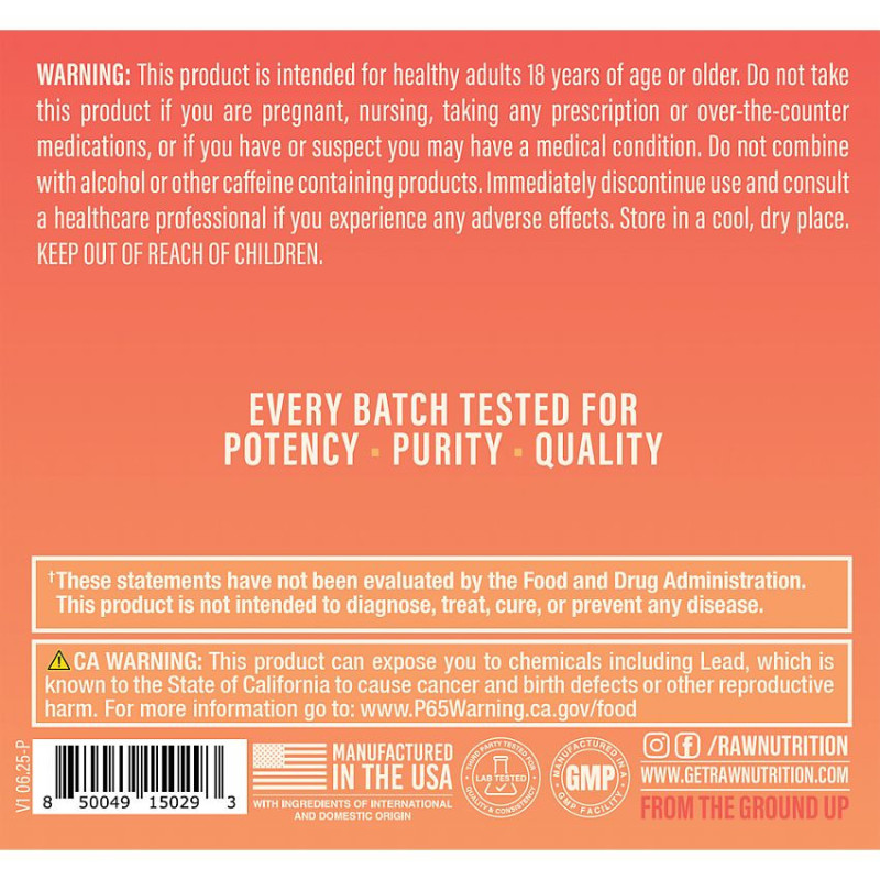 CBUM Essential Pre-Workout Powder Peach Mango (30 Serv)