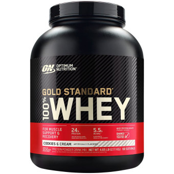 Gold 100% Whey Cookies & Cream (68 serv) 4.6 lb