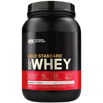 Gold 100% Whey Cookies & Cream (27 serv) 1.8 lb
