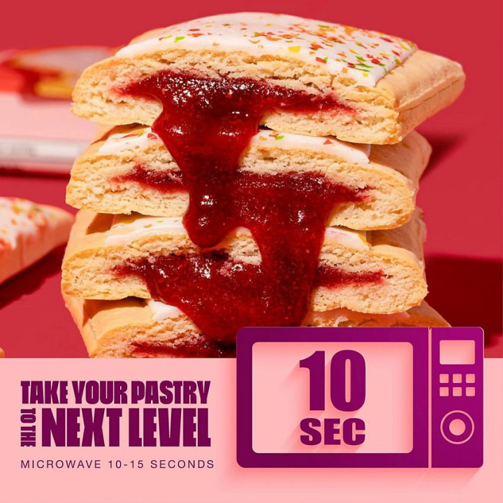 Tasty Pastry Strawberry (10 pastries)