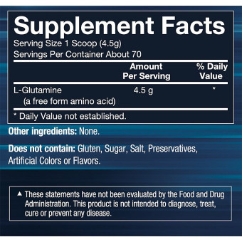Glutamine Powder 4.5 g (70 serv)