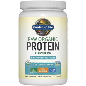 Raw Organic Plant Protein Unflavored (20 serv) 1.25 lb