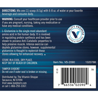 Glutamine Powder 4.5 g (70 serv)