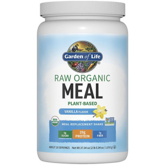 Raw Meal Organic Shake Replacement Vainilla (28 serv) 2 lb