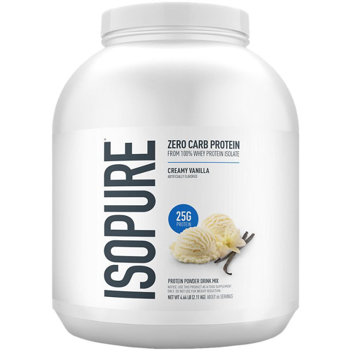 Isopure Zero Carb Vanilla (66 serv) 4.5 lb