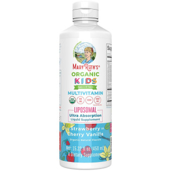 MaryRuths Organic Kids Multivitamin Liposomal Liquid  (15.22 fl oz. / 30 serv)