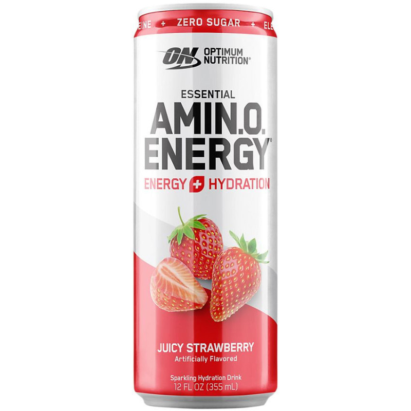 Sparkling Amino Energy + Electrolytes Strawberry (12 fl oz)