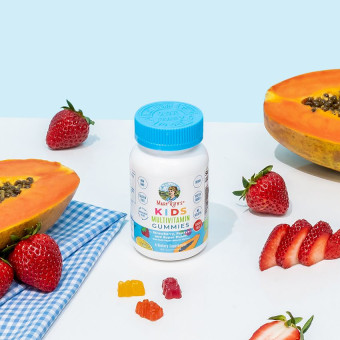 MaryRuths Kids Multivitamin Gummies Strawberry, Papaya, Punch (60 gummies)