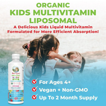 MaryRuths Organic Kids Multivitamin Liposomal Liquid  (15.22 fl oz. / 30 serv)