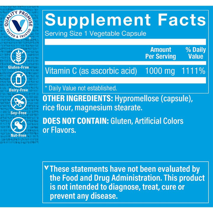 Vitamina C 1000 mg (300 cap)