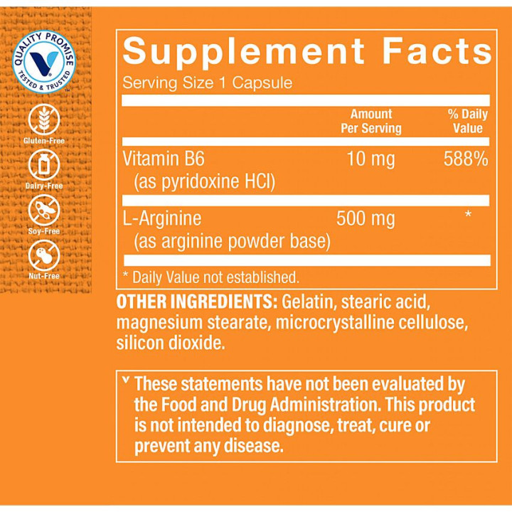 L-Arginine 500 mg (300 cap)