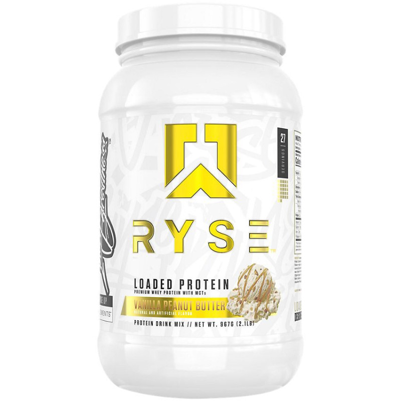 Ryse Loaded Whey Protein Vainilla Peanut Butter (27 sev) 2.1 lb