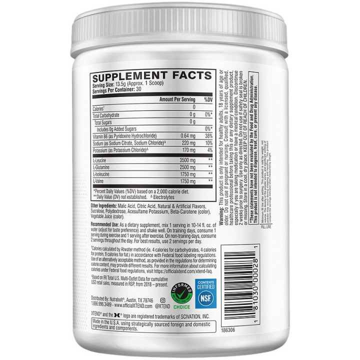 Xtend BCAA Mango Madness 7 g (30 serv)