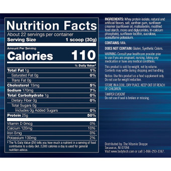 Whey Protein Isolate Cinnamon Cereal (23 serv) 1.5 lb
