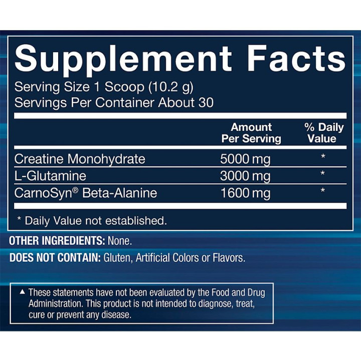 Bodytech Creatine + Glutamine Unflavored (30 serv)