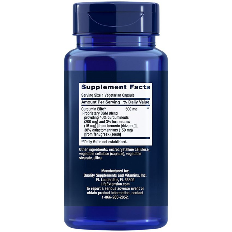 Curcumin Elite Turmeric Extract 500mg (30 veg cap)